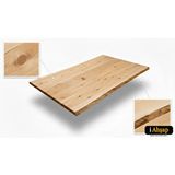 İ-Ahşap Doğal Kenarlı Sedir Kütük Masa Tablası|ofis-yemek Masası No4 | Kalınlık 4 Cm | Meşe Renk Çok Renkli