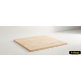 İ-Ahşap Kare Çam Masif Masa Tablası|masif Ahşap Ofis Yemek Masası No5 | Kalınlık 1.8 Cm | Çam Renk Çok Renkli