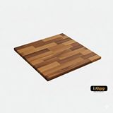 İ-Ahşap Kare Kayın Masif Masa Tablası |masif Ofis Yemek Masası No6 | Kalınlık 1.8 Cm | Meşe Renk Çok Renkli