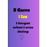 "I came. I saw. I forgot what I was doing.": My Mind’s Here… Somewhere