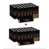 I-Gen A173 80'li Paket Ultra Alkalin Pil 40 Adet LR03 1.5V AAA İnce Kalem Pil + 40 Adet LR6 1.5V AA Kalem Pil