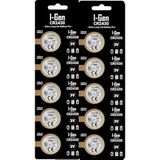 I-Gen Batteries CR2430 Lityum Düğme Pil 3V CR2430 (10'lu Paket)