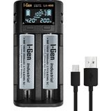 I-Gen Batteries G225 2'li 18650 Li-Ion Akıllı Pil Şarj Aleti + 2 Adet 18650 2600MAH 5c 3.7V 9.62WH Li-Ion Pil Seti