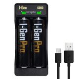 I-Gen Batteries G229 2'li AA/AAA/9V Pil Şarj Aleti + 2 Adet Aa Pro 2950 Mah 1.2V Ni-Mh Şarjlı Kalem Pilli Set