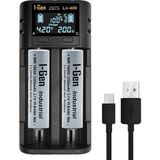 I-Gen Batteries G232 2'li 18650 Li-Ion Akıllı Pil Şarj Aleti + 2 Adet 18650 3200MAH 10A 3.7V 11.84WH Li-Ion Pil Seti