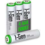 I-Gen Batteries I-Gen B164 4 Adet AAA 900 mAh Şarj Edilebilir İnce Kalem Pil 1.2V Ni-MH Şarjlı Pil