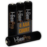 I-Gen Batteries I-Gen Pro P162 4 Adet AAA 1100 mAh Şarj Edilebilir İnce Kalem Pil 1.2V Ni-MH Şarjlı Pil