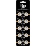I-Gen Batteries LR41 1.5V Alkalin Düğme Pil (Ag3, G3, 192, L736) - 10 Adet