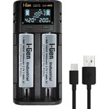 I-Gen G220 18650 3C Şarjlı Pil 3.7V 2000 Mah 2 Li Paket + 2 Li Pil Şarj Aleti (Li400)