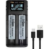 I-Gen G250 18650 12C Şarjlı Pil 3.7V 2500 Mah 2 Li Paket + 2 Li Pil Şarj Aleti (Li400)