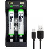 I-Gen G290 2 Adet Aaa 900 Mah Şarjlı Pil + 2 Li Pil Şarj Aleti (G200)