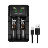 I Gen G32C 2'li Aa/aaa/c/d Pil Şarj Aleti + 2 Adet Pro HR14 C 5000 Mah 1.2V Ni-Mh Şarjlı C Orta Boy