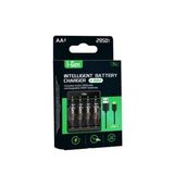 I-gen G429 Pro Series 4x Usb Pil Şarj Cihazı 4 Adet 2950 Aa Kalem Pilli Set 4 Adet 2950 Aa Pil Şarj Aleti