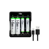 I Gen I-Gen G479 4'lü Pil Şarj Aleti + 2 Adet AA 2700 mAh + 2 Adet AAA 900 mAh Şarjlı Kalem Pilli Set 1.2V