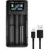 I-Gen Lii-400 18650 Li-İon C Boy Aa-Aaa Nı-Mh 2 Li Pil Şarj Aleti Lcd Ekranlı