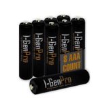 I-Gen Pro P104 8 Adet Aaa 1100 Mah Şarj Edilebilir İnce Kalem Pil 1.2V Ni-Mh Şarjlı Pil
