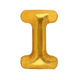 I Harf Gold Folyo Balon 32-34 Inc 82 cm