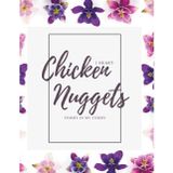 I Heart Chicken Nuggets Theme Lined Notebook: Sketchbook Diary Notes - 100 Pages, Large Journal 8.5 x 11 Inches