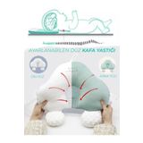 i lin baby Bebek Yastığı, Düz Kafa Yastığı, Bebek Kafa Yastığı, Ayarlanabilir Düz Kafa Sendromu Önlem Yastığı