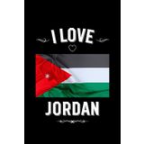 I LOVE JORDAN: Stilish Journal For Jordan Lovers | Perfect Gift For Men, Women, Girls, Boys, Students, Digital Nomads: Birthday, Christmas, ... | 6 x 9 inches, Glossy,120 lined pages. (ASIA, Band 2)