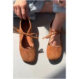I Love Shoes Belith Taba Süet Kadın Babet