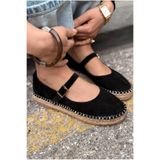 I Love Shoes Marena Siyah Hakiki Süet Kadın Espadril