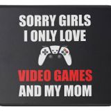 I Love Video Games and Mom Mouse Pad - Sevgililer Günü Video Oyunları Erkek Gençler - 9,5 x 7,8 inç Mouse Mat Oyun Oyun Hediyeleri - Erkekler için Komik Hediyeler Fikri