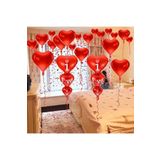 I Love You Balon 10 Kalp Balon Balon Ipi Yapışkanı Sevgililer Günü Ve Doğum Günü Süsleme Set