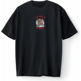 I M Just A Misfit Yılbaşı Geyik Christmas Oversize Unisex Tişört T-Shirt - Siyah - XL