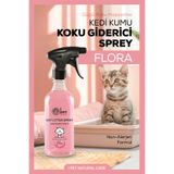 I PET NATURAL CARE Kedi Kumu Koku Giderici, Flora 500 ml | Koku Hapseden Doğal Ferahlık Spreyi