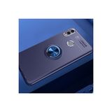 İ She Honor 8c Kılıf Manyetik (Metal) Yüzüklü ve Stant Olabilen Rewon Premium Silikon Kapak - Blue