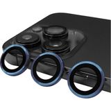 İ She iPhone 15 Pro Max Lens Protector Cl-07 Kamera Lens Koruyucu - Midnight Blue