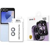 İ She Samsung Galaxy Z Flip 6 Safir Kamera Lens Koruyucu Parmak Izi Önleyici Cl-11 - Mavi
