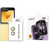 İ She Samsung Galaxy Z Flip 6 Safir Kamera Lens Koruyucu Parmak İzi Önleyici Cl-11 - Sarı