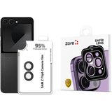 İ She Samsung Galaxy Z Flip 6 Safir Kamera Lens Koruyucu Parmak İzi Önleyici Cl-11 - Siyah