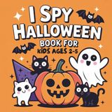 I Spy Halloween Book for Kids Ages 2-5: Fun Alphabet Guessing Game and Coloring Book with Pumpkins, Cats, Bats, Ghosts and More | Seek and Find for Toddlers & Preschoolers