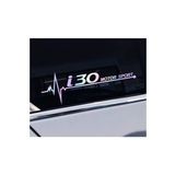 I30 Yan Cam Sticker Oto Kapı 20 Cm X 7 Cm Hologram c50