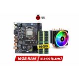 İ5 3470 İşlemci Anakart Ram Fan Bundle Set
