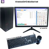 I5 Masaüstü Bilgisayar + 20” Monitör + Batu Yazılım Barkodlu Satış Sistemi (V2 - Yıllık Lisans)