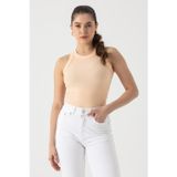 i8 Denim Halter Yaka Basic Atlet
