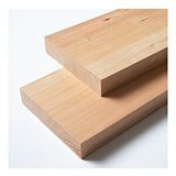 İahşap 10x20 cm x 100 cm 1 Adet Kiraz Ahşap Çıta Taslak Tahta Blok ve Kereste