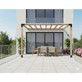 Iahşap 2 x 3.2 Metre Sundurma Pergole Braket Seti 2 Ana Direkli Trapez Sac Gölgelikli - 2 x 3.2 Metre (Yükseklik 250 Cm)