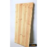 Iahşap Doğal Kenarlı Sedir Kütük Masa Tablası|ofis Masası-Yemek Masası Masif Masa No2 - Meşe - 5 cm - 80x200 cm