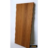 iAhşap Doğal Kenarlı Sedir Kütük Masa Tablası|ofis Masası-Yemek Masası Masif Masa No2 - Meşe - 50x100 cm - Kalınlık: 5 cm