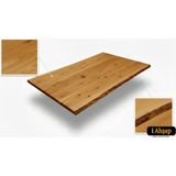 iAhşap Doğal Kenarlı Sedir Kütük Masa Tablası|ofis Masası-Yemek Masası Masif Masa No4 - Meşe - 70x120 cm - Kalınlık: 5 cm