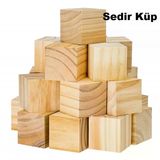 İahşap Hobi Ahşap Küp Dekoratif Küp Doğal Ahşap Küp Blokları
