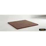 iAhşap Kare Çam Masif Masa Tablası |masif Çam Ahşap Ofis ve Yemek Masası Üstü No5 - Ceviz - 60x60 cm - Kalınlık: 3 cm