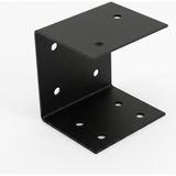 Iahşap Pergola Duvar-Mertek Bağlantı Braketi - Çelik Montaj Elemanı (8.5 - 9 cm - Ebat - Kahverengi