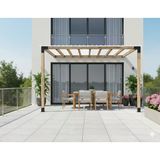 İahşap Sundurma Pergola Braket Seti 2 Ana Direkli Trapez Sac Gölgelikli | Ebat-3 X 3.2 Metre (Yükseklik 250 Cm)