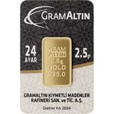 İAR veya nadir gold veya REKOR 2.5 gr 24 Ayar 995 Milyem Gram Altın